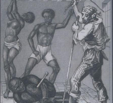 Gravure. Het straffen van slaven, ca. 1848